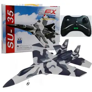 FX820 RC SU-35 2.4G 비행기 원격 제어 장난감 2CH EPP 거품 비행 전투기 Rc 글라이더 비행기 장난감