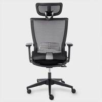 Chaise de bureau de direction ergonomique moderne de luxe à dossier haut réglable et pivotante pour personnel
