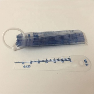 उच्च पहनने के प्रतिरोध प्लास्टिक 0.05-1.0mm मोटाई मूंछ खाई गेज मीट्रिक मोटाई भराव गेज - Product Image 3