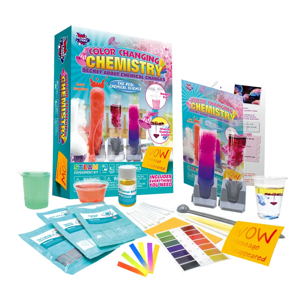 Neuzugang angesagt und beliebt Wissenschaft Geschenk pädagogische Wissenschaft-Spielzeuge für Kinder Farbwechsel Chemie Wissenschaft-Spielzeug