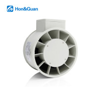 Ventilateur de gaine en ligne HF 4 pouces 100 mm, kit de ventilation d'évacuation avec contrôleur, silencieux, plastique, puissant, silencieux, 830 420 100 CFM