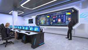 Estación de Trabajo Modular Industrial Ajustable de Acero para Control de Sistemas Eléctricos Seguros en Centros de Monitoreo de Centros Comerciales - Product Image 5
