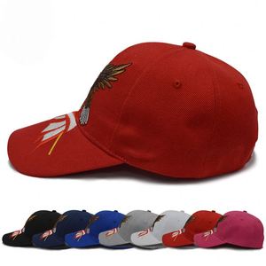Casquette de baseball unisexe en coton brodé Aigle et motif Argyle, édition 250e anniversaire des États-Unis - Style Hip-Hop, Street Dance, Skateboard - Product Image 4