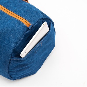 Sac de voyage en denim grande capacité, doux, simple et tendance - Product Image 5