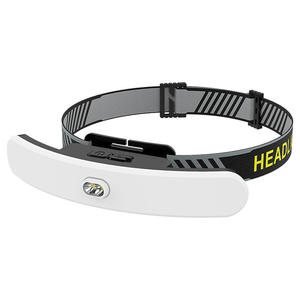 Lampe frontale Tongda COB avec batterie rechargeable 1200 mAh, mode lumière rouge, lampe frontale pour le cyclisme et la course en plein air - Product Image 2