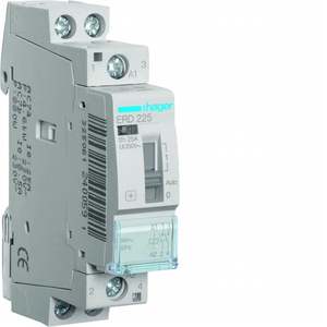 ERD225 Personnalisable avec contacteur éco Hagers à commande manuelle 2 NO 24 V AC 25 A module 1 DIN - Product Image 1