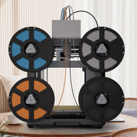 Imprimante 3D numérique Flashforge, machine FDM portable haute vitesse multi-couleurs pour le prototypage PLA, nouvelle