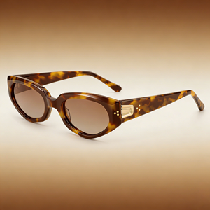 Lunettes de soleil en acétate faites à la main, de luxe, pour femmes, style vintage, œil de chat, monture fine polie à la main, lunettes polarisées rétro - Product Image 2