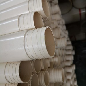 Tuyau de puits en <span class=keywords><strong>PVC</strong></span> noir <span class=keywords><strong>PN10</strong></span> PN16 à extrémité filetée haute résistance pour le forage de puits profonds et l'extraction d'eau - Product Image 4