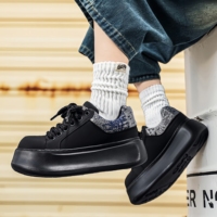 Chaussures basses rétro pour hommes, polyvalentes, respirantes, à lacets, avec soutien de la voûte plantaire, chaussures de marche décontractées, antidérapantes, chaussures de sport tendance