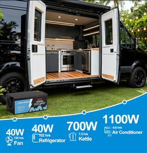 24V 200Ah 5,12kWh LiFePO4 Lithium-Batterie Stromversorgungseinheit 5000-Zyklen Eingebauter BMS-Schutz für Telekommunikations-Shelter Netzunabhängige Klinik - Product Image 4