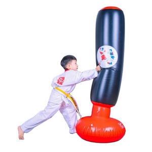 Saco de Boxeo Inflable Independiente de Nuevo Estilo 2024, Equipo de Boxeo con Objetivo de Cuero para Niños, para Kickboxing - Product Image 2