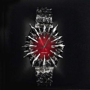 Reloj de Pulsera Gótico de Acero Inoxidable con Movimiento de Cuarzo Japonés para Hombre, Esfera Personalizada, Reloj Único Hecho a Mano - Product Image 2