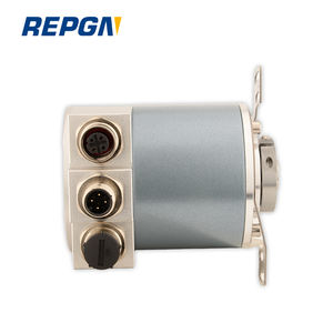 Encoder assoluto di alta precisione REPGN <span class=keywords><strong>RGS</strong></span>/M58C Profinet ottico, a giro singolo/multigiro, con albero cavo cieco e braccio di torsione a doppia ala - Product Image 4