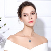 Pendentif en argent 925 pour femme, collier en coquille d'abalone naturelle de perle, tortue de mer