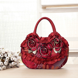 Hot Selling Women's Classic Elegant Mummy Bag Solid Color Lace Magnetic Chain Strap <b>Handbag</b> Polyester Lining Mobile Phone Key - Product Image 6