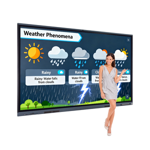 Màn hình tương tác thông minh LCD 65 inch, có thể treo tường hoặc di động, hỗ trợ chiếu không dây, dùng cho giảng dạy, cảm ứng. - Product Image 1