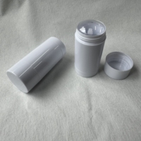 Tube de gel vide en plastique en gros, noir, blanc, transparent, 15g, 30g, 50g, 75g, avec fond rotatif, portable, sérigraphié