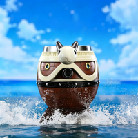Mug à bière en résine 3D en forme de bateau pirate, insert en acier inoxydable, ornement et récipient à boisson double usage pour la décoration de bar à domicile