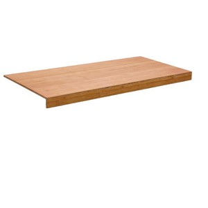 Bamboo <b>Shelf</b> Tiered Storage <b>Rack</b> 24 X16 Kitchen Bathroom Wardrobe Movable <b>Shelf</b> Storage <b>Rack</b> - Product Image 5