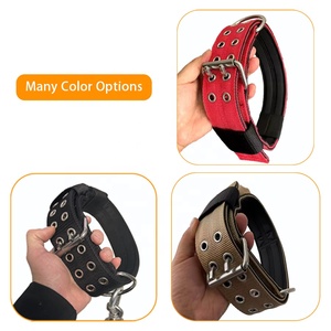 <span class=keywords><strong>Collar</strong></span> de perro ajustable de nailon para mascotas de entrenamiento táctico de 2 pulgadas de ancho para exteriores con forro cómodo y hebilla resistente - Product Image 3
