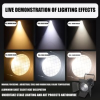 Projecteur vidéo LED BaiQi 200W avec contrôle automatique DMX512, IP33, CRI95, angle de faisceau 10-20° pour DJ/Disco/Studio