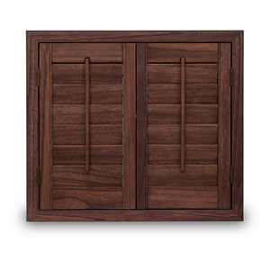 اسلوب الحد الأدنى من Jaslousie مصاريع النوافذ الشفافة الخشبية والبلاستيكية للنوافذ - Product Image 2