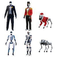 Costume de cosplay de robot IA personnalisé pour performance scénique anime