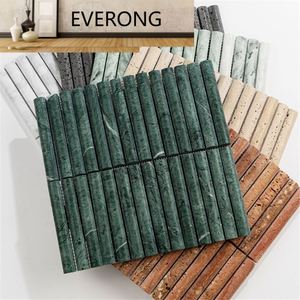 Mosaico <span class=keywords><strong>de</strong></span> Mármol Flautado Verde <span class=keywords><strong>Jade</strong></span>, Estilo Lujoso, Diseño Moderno Personalizado, Mármol Natural Flautado Pulido - Product Image 1