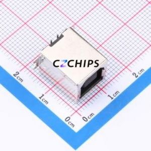 HC-TYPE-B-2.0-VS15-1.5A-15 USB Connector SMD Connector Type-B Female Vertical Mount 4P - Product Image 1