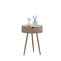 Mesa de Noche Creativa y Moderna de 40 cm de Ancho, Mesa de Centro Pequeña y Gruesa de Estilo Moderno, Linda y Artística para Niños, de Plástico