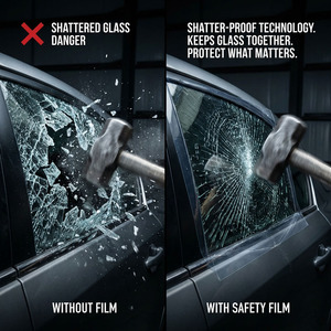Película para Ventanas HD de 1.52*30M con Protección UV del 99%, Resistente al Calor, Anti-Reflejos, Nano Cerámica, para Autos - Product Image 5