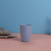 Gobelet en paille de blé écologique de 12oz tasse réutilisable incassable lavable au lave-vaisselle pour un usage quotidien