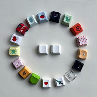Custom Keycaps Mechanical Keyboard Caps XDA OEM Cherry Profile R4 1U PBT ABS Custom Design Keycap Fidget Keychain Clicker Caps