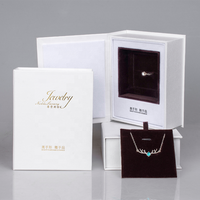 Boîte à bijoux en cuir de luxe en forme de livre de la Bible avec logo personnalisé, boîte à anneaux, boîte à boucles d'oreilles, boîte à pendentifs, boîte à colliers, emballage en velours, boîte cadeau