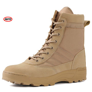 Bottes de combat de mode personnalisées pour hommes bottes d'entraînement de plein air imperméables pour femmes bottes tactiques classiques pour adultes vente en gros en usine - Product Image 3