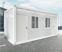 Casa Contenedor Desmontable de 20 pies, Cabaña Modular, Mini Casa Prefabricada, Campamento de Refugio, Rescate de Emergencia, Casa Contenedor Móvil