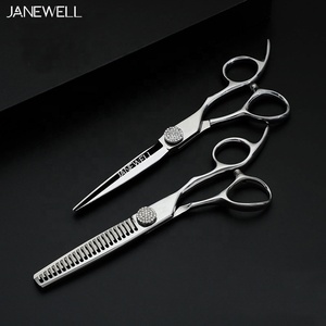 Ensemble de <span class=keywords><strong>ciseaux</strong></span> à cheveux en acier inoxydable japonais, 6 pouces, <span class=keywords><strong>argent</strong></span>és, lisses, <span class=keywords><strong>ciseaux</strong></span> de coiffure pour barbier - Product Image 5