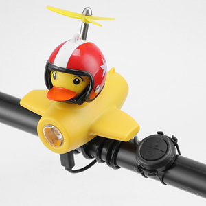 Phare de vélo en forme de <span class=keywords><strong>canard</strong></span> mignon avec <span class=keywords><strong>klaxon</strong></span> |   Lumière avant de vélo à LED à 3 modes, <span class=keywords><strong>klaxon</strong></span> électrique rechargeable pour vélos de montagne, vélos de route, enfants - Product Image 2