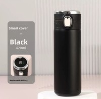 Bouteille isotherme à double paroi en acier inoxydable moderne, isolation thermique de 6 à 12 heures, portable, emballage cadeau applicable