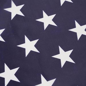 Drapeau américain brodé double face 3x5 pieds en tissu Oxford 210D de haute qualité, avec logo personnalisé, mât en aluminium, personnalisable pour l'extérieur - Product Image 5