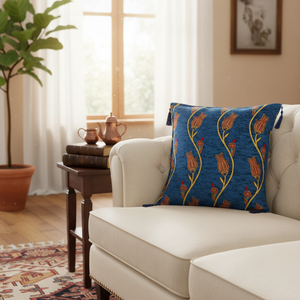 Ivy Tulip Tile Designed Turkish & Ottoman <b>Cushion</b> - Pillow Cover - Product Image 3