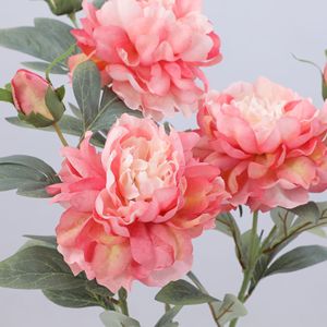 Flor de Peonía Artificial para Decoración de Bodas, Estilo Europeo, de Lujo, Cabeza de Flor de Peonía Extra Grande - Product Image 4