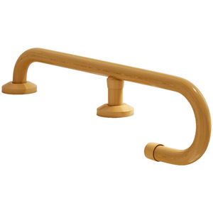 Main courante en résine pour lavabo de salle de bain, conçue pour les personnes âgées et les personnes handicapées, avec barrières antidérapantes sur le comptoir et le lavabo. - Product Image 1