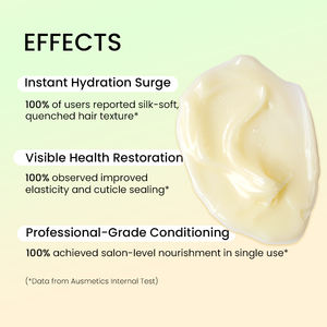 OEM ODM logotipo personalizado biotina dejar en el cabello Reparación de aguacate mascarilla para el cabello - Product Image 4