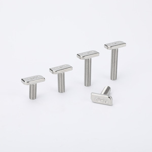 Boulon en T en acier inoxydable 304 pour montage solaire photovoltaïque, tête carrée M8, fixation pour canal en T - Product Image 2
