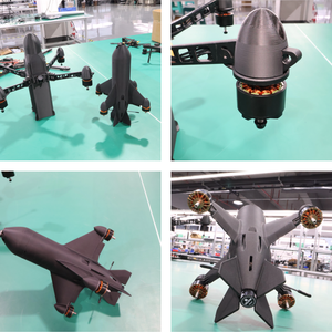 Drone Quadricoptère FPV à grande vitesse avec double caméra, pliable, charge utile de 10 kg, télécommande, anti-brouillage, grande charge utile, retournement 3D, ensemble complet - Product Image 4