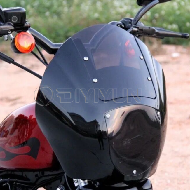 Мотоциклетные гоночные передние фары комплекты обтекателей для Harley Dyna/Sportster 1200 883 XL 1986-2020