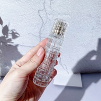 Flacon de Parfum en Verre Transparent avec Vaporisateur 30 ml, Forme Tube, Emballage Vide pour Stockage et Présentation de Fragrances
