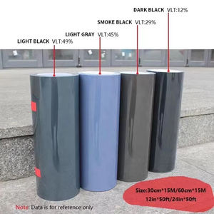 Película de tinte de faro de coche TPH TPU de alta calidad, luz negra ahumada, luz trasera negra, <span class=keywords><strong>3</strong></span> años de garantía, película de faro - Product Image 6